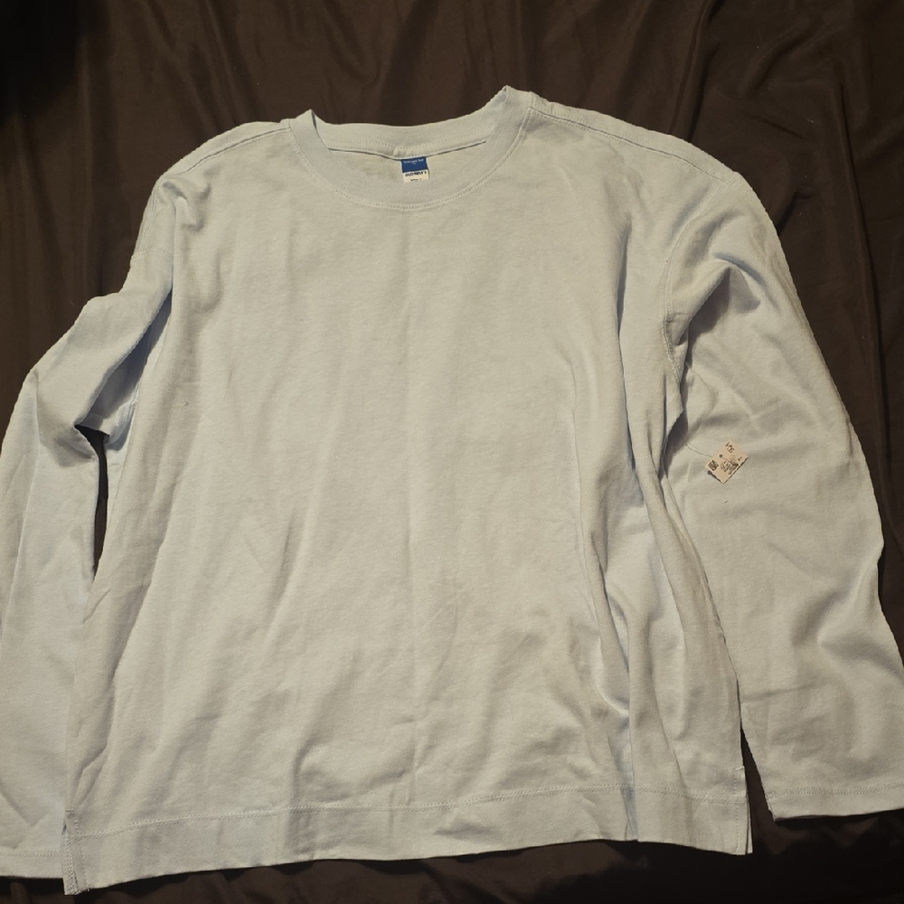 Old Navy Light Blue Long Sleeve Tee